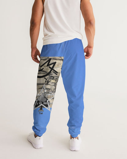 Kingly Blue  Men's All-Over Print Track Pants