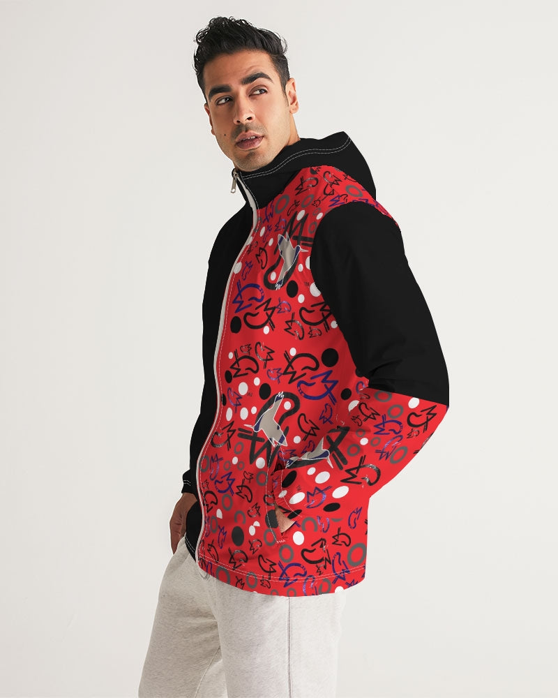Young Marvin  Men's All-Over Print Windbreaker