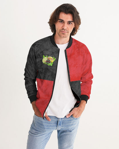 Holy Black Holy Red Men's All-Over Print Bomber Jacket