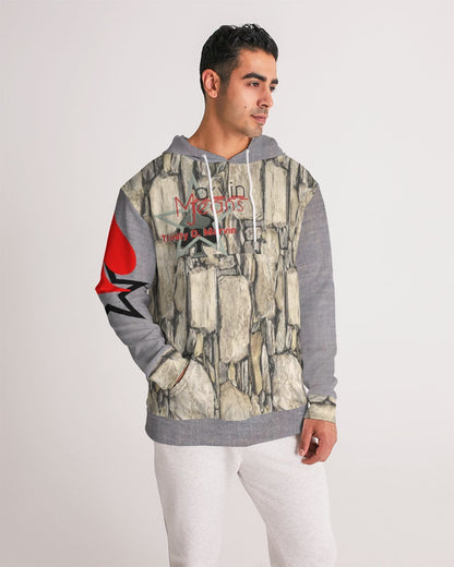 Stone grey  Men's All-Over Print Hoodie
