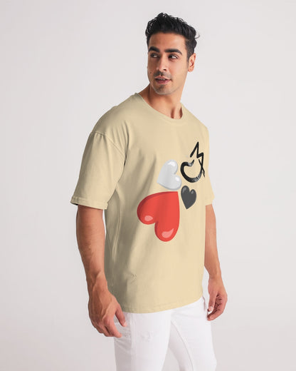 Wheat Men's All-Over Print Premium Heavyweight Tee