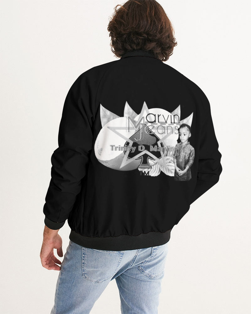 All  black MJ  Men's All-Over Print Bomber Jacket