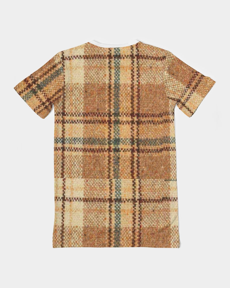 Elastic fabric Men's All-Over Print Pocket Tee