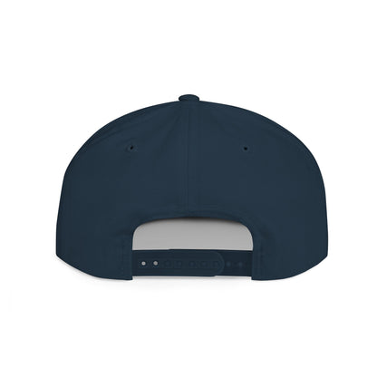MJ white Stylish Flat Bill Snapback Hat for Everyday Wear, Embroidered Cap, Streetwear Accessory, Gift for Him/Her, Trendy Headwear