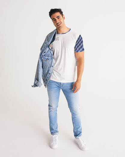 Blue stripes Men's All-Over Print Tee