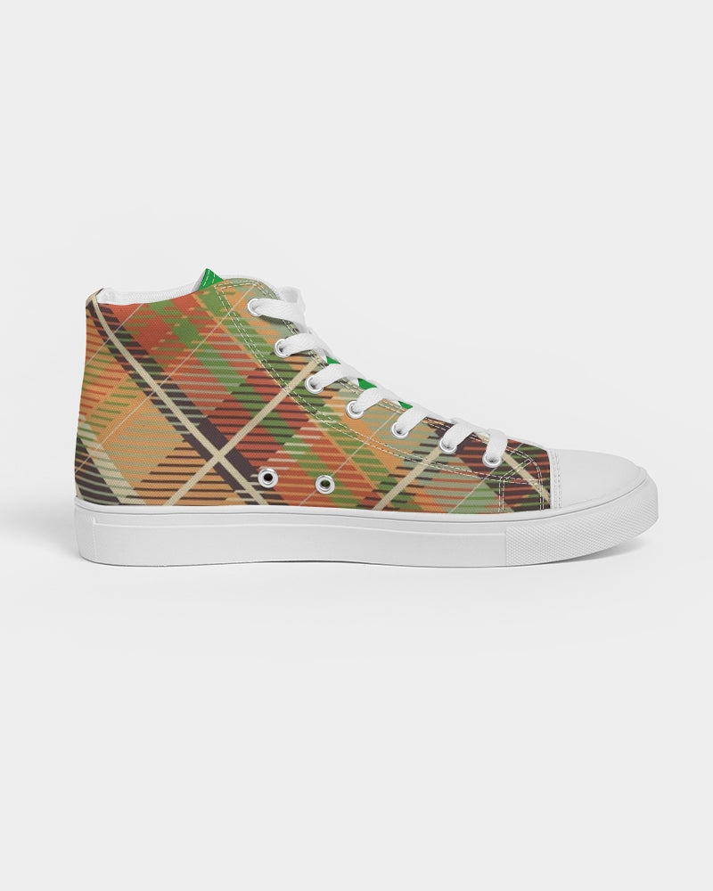 "No logo's" Men's Hightop Canvas Shoe