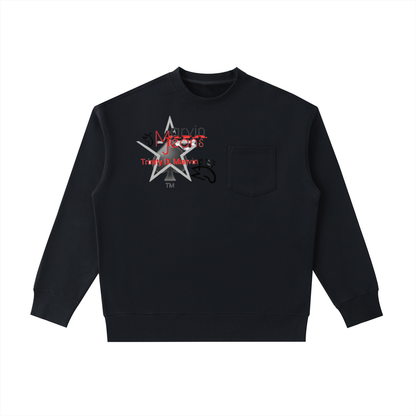 Heavyweight Patch Pocket Crewneck Sweatshirt