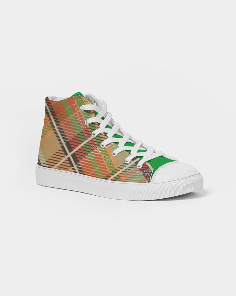 "No logo's" Men's Hightop Canvas Shoe