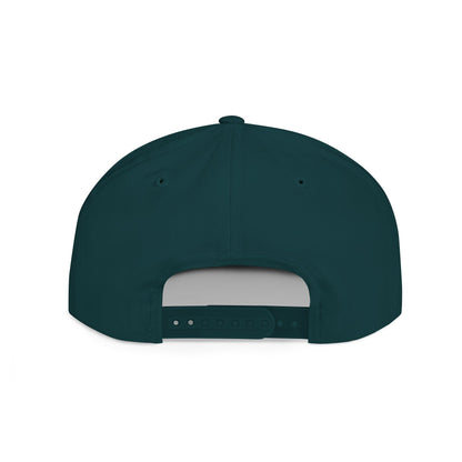 MJ white Stylish Flat Bill Snapback Hat for Everyday Wear, Embroidered Cap, Streetwear Accessory, Gift for Him/Her, Trendy Headwear