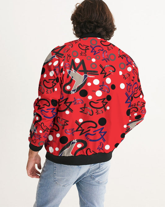 Young Marvin  Men's All-Over Print Bomber Jacket