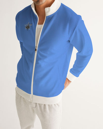 Kingly Blue  Men's All-Over Print Track Jacket