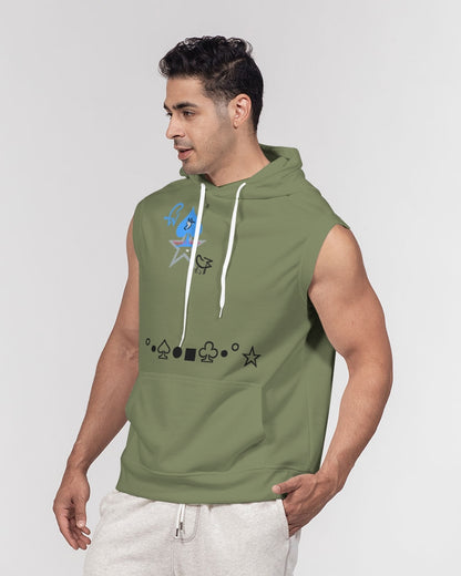 It's the BRAND for me Men's All-Over Print Heavyweight Sleeveless Hoodie