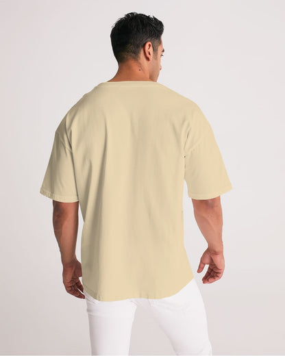 Wheat Men's All-Over Print Premium Heavyweight Tee