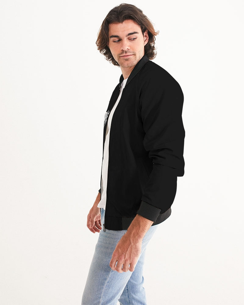 All  black MJ  Men's All-Over Print Bomber Jacket