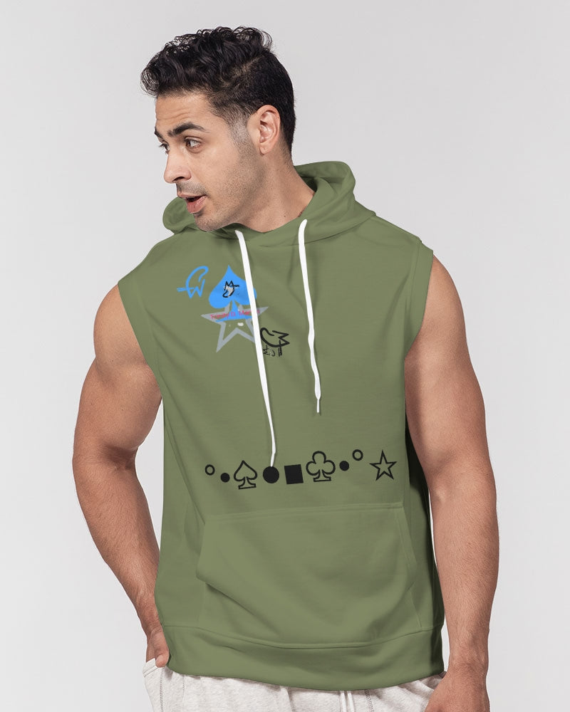 It's the BRAND for me Men's All-Over Print Heavyweight Sleeveless Hoodie