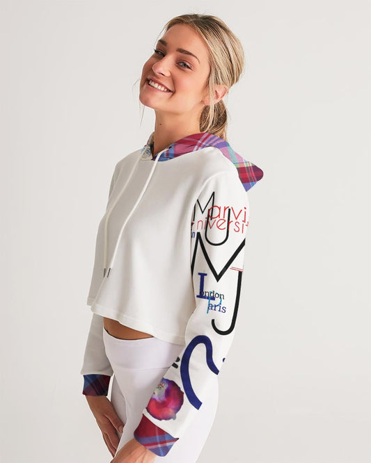 Logo's  Women's All-Over Print Cropped Hoodie