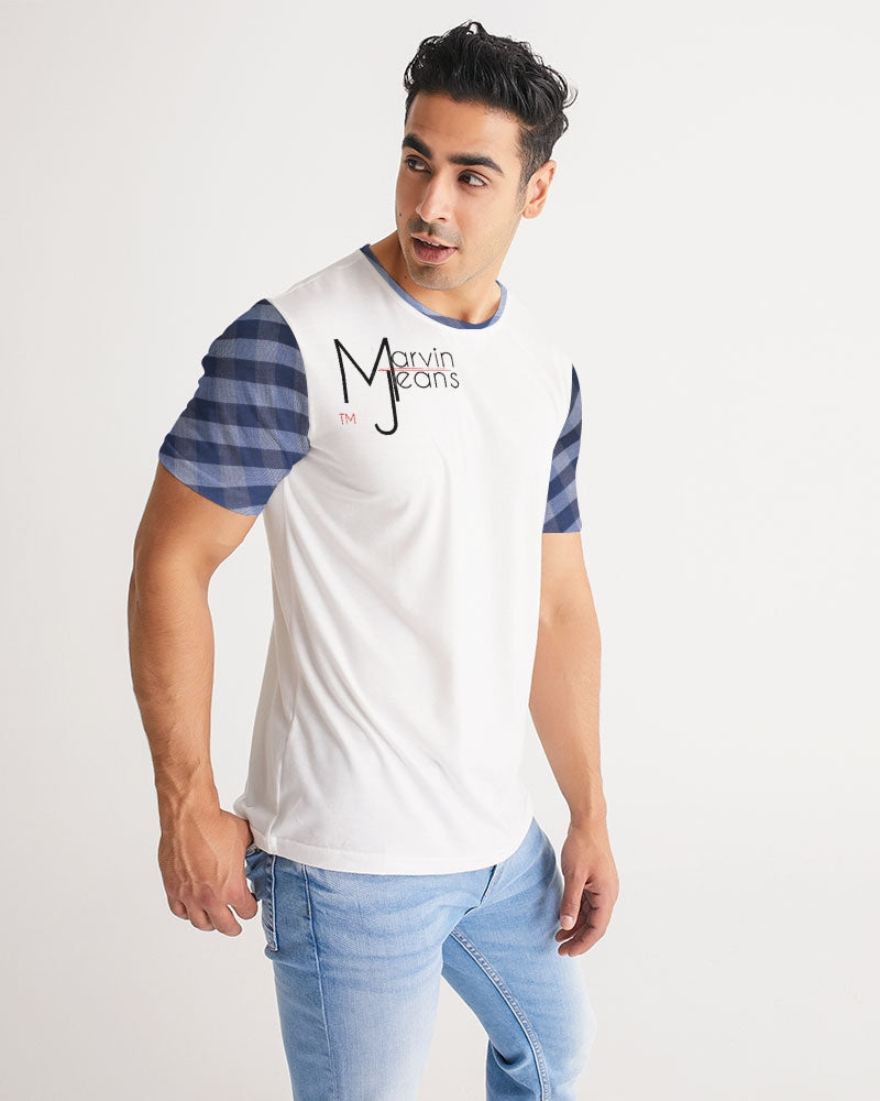 Blue stripes Men's All-Over Print Tee