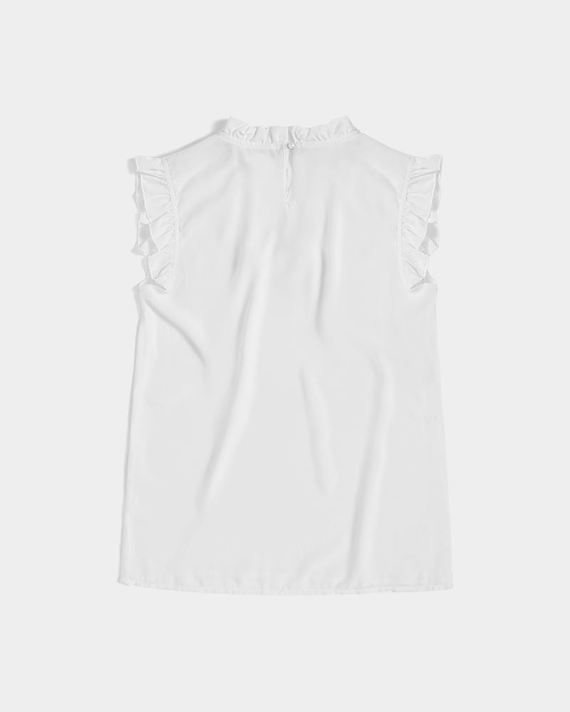 Above greatness 2.0 Women's All-Over Print Ruffle Sleeve Top