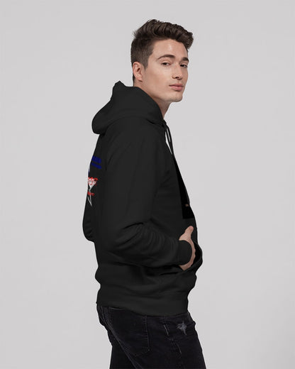 Black Unisex Premium Pullover Hoodie | Lane Seven