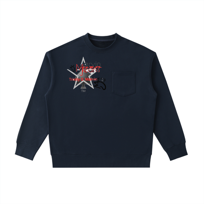 Heavyweight Patch Pocket Crewneck Sweatshirt