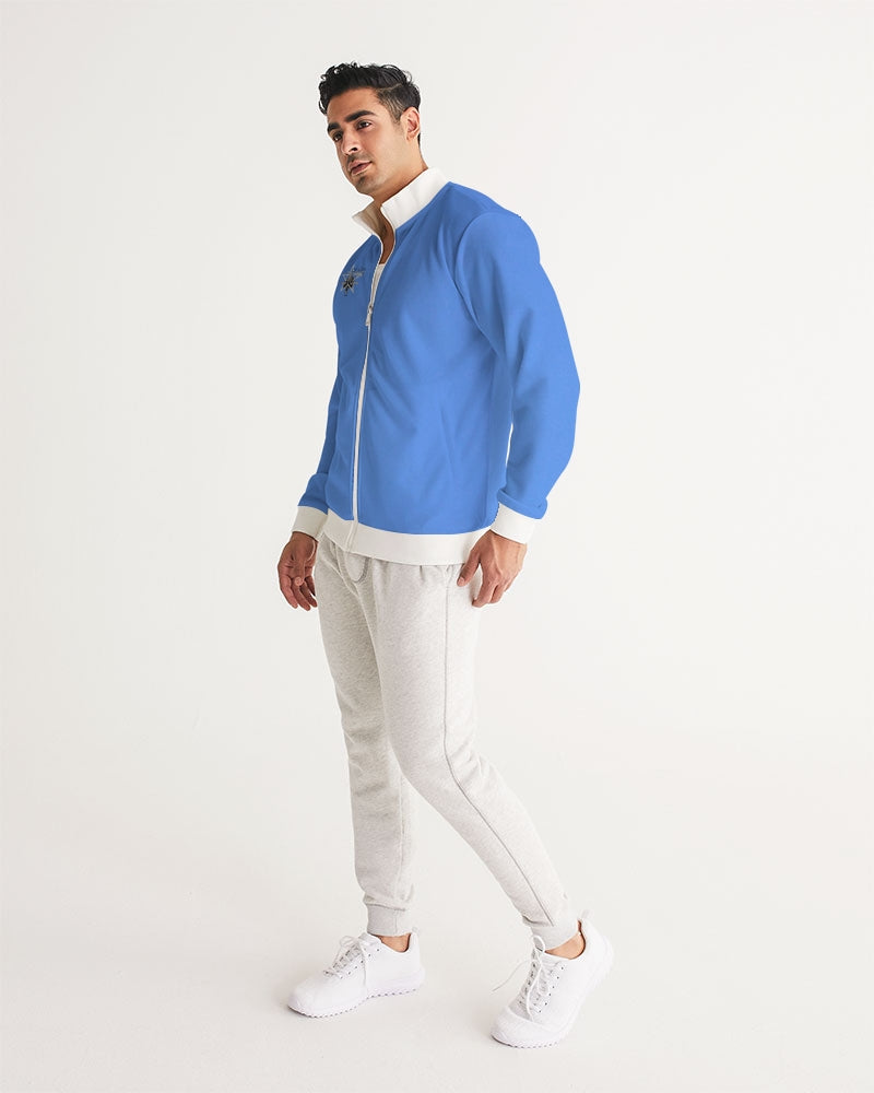 Kingly Blue  Men's All-Over Print Track Jacket