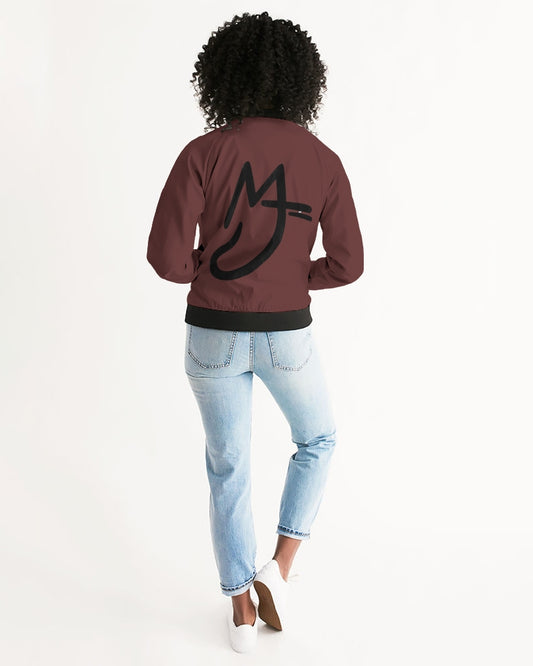 "Blackwood" Women's All-Over Print Bomber Jacket