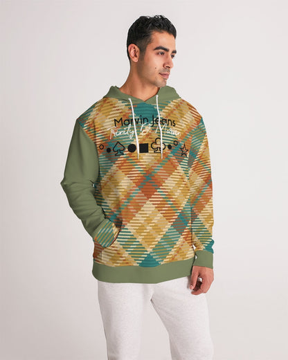 "Soft grid" Men's All-Over Print Hoodie