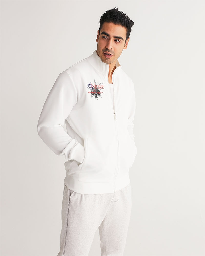 @ll white pro Men's All-Over Print Track Jacket