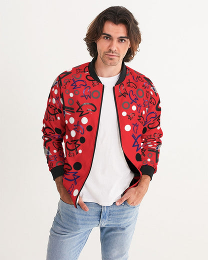 Young Marvin  Men's All-Over Print Bomber Jacket