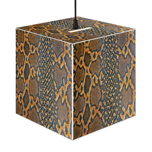 Calf Print Light Cube Lamp
