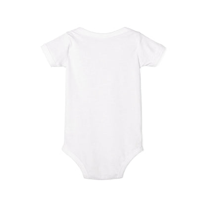 Trinity Cute Infant Jersey One Piece with Personalized Design, Baby Bodysuit, Newborn Gift, Baby Shower Present, Playtime Outfit