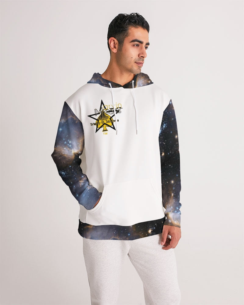 Black and yellow  Men's All-Over Print Hoodie