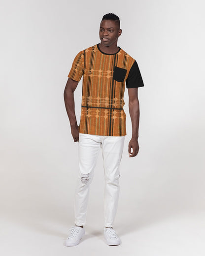 "Faceboard"  Men's All-Over Print Pocket Tee