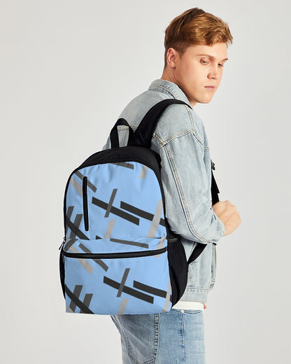 Built on business  Duo-Zip Front Canvas Backpack