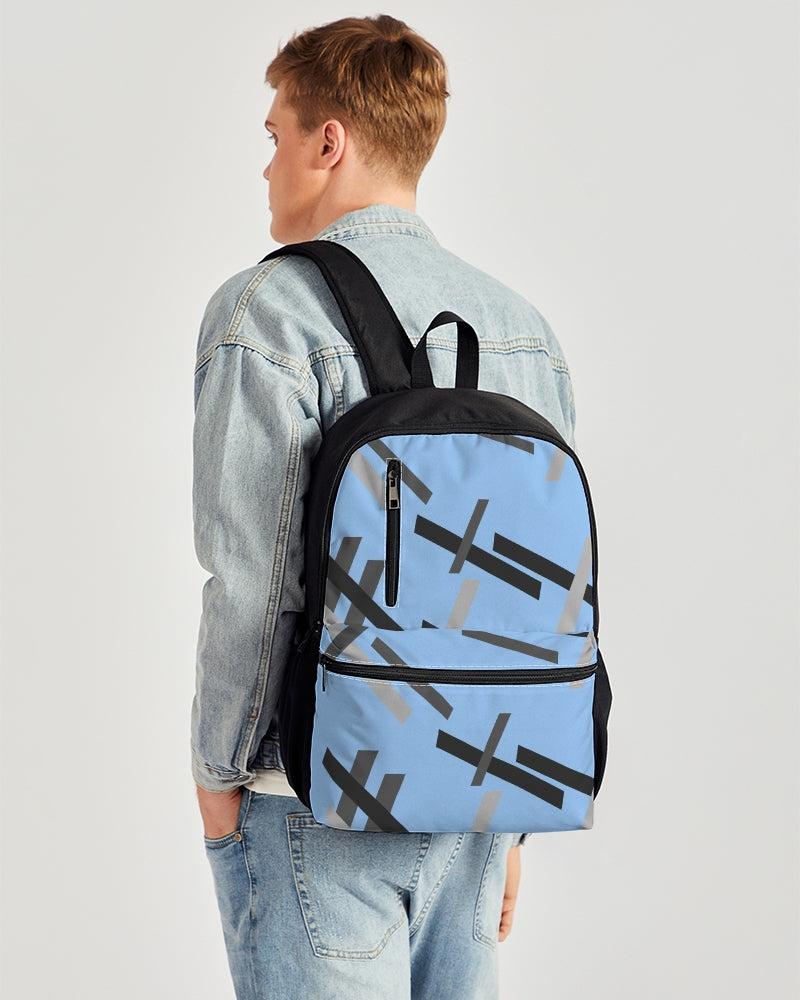 Built on business  Duo-Zip Front Canvas Backpack