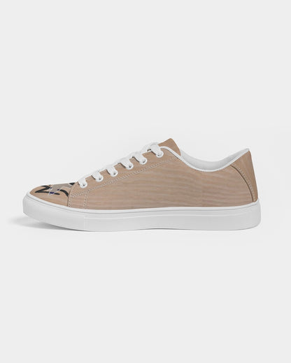 Woodgrain effect Men's Faux-Leather Sneaker