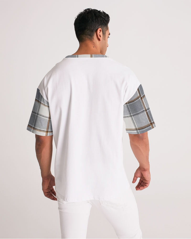 Logo's Basic plaids  Men's All-Over Print Premium Heavyweight Tee