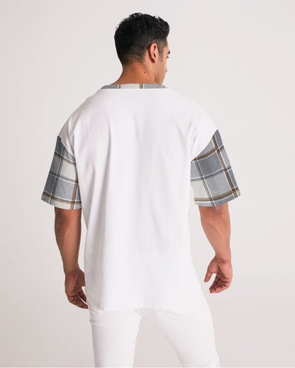Logo's Basic plaids  Men's All-Over Print Premium Heavyweight Tee