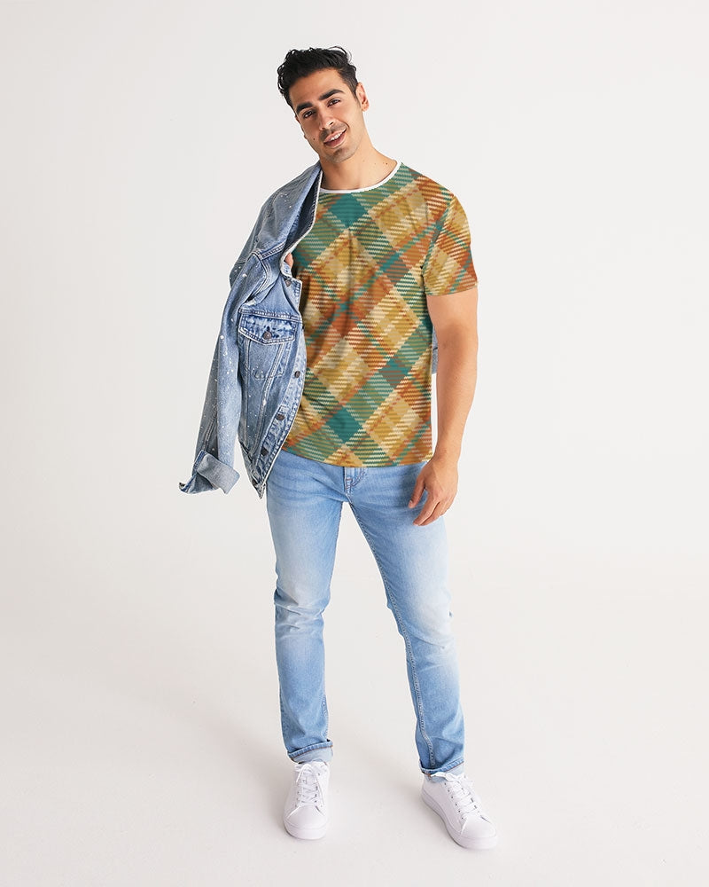 "Soft grid" Men's All-Over Print Tee
