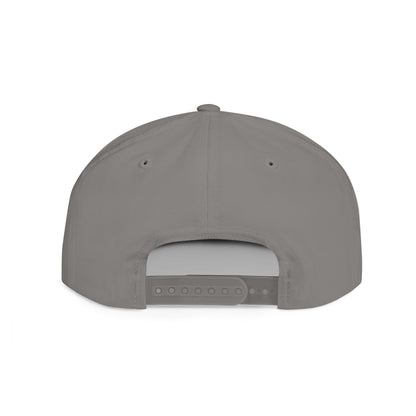 MJ white Stylish Flat Bill Snapback Hat for Everyday Wear, Embroidered Cap, Streetwear Accessory, Gift for Him/Her, Trendy Headwear