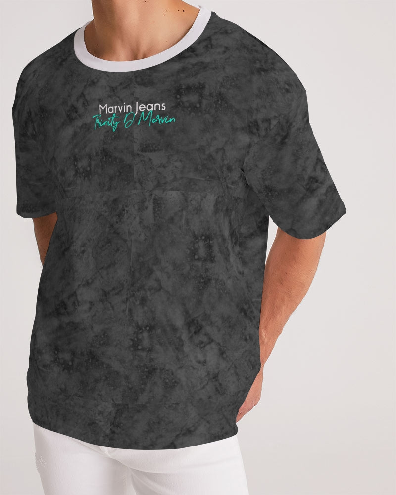 Holy Black Men's All-Over Print Premium Heavyweight Tee