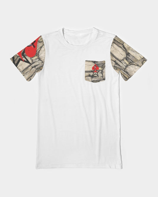 Stone Men's All-Over Print Pocket Tee