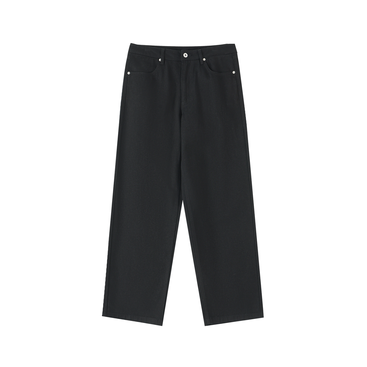 Heavyweight Cotton Straight-Leg Pants