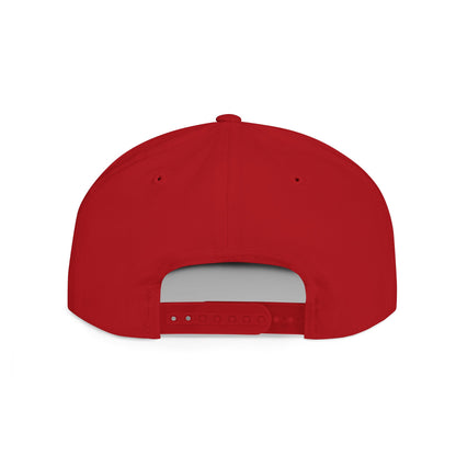 MJ white Stylish Flat Bill Snapback Hat for Everyday Wear, Embroidered Cap, Streetwear Accessory, Gift for Him/Her, Trendy Headwear