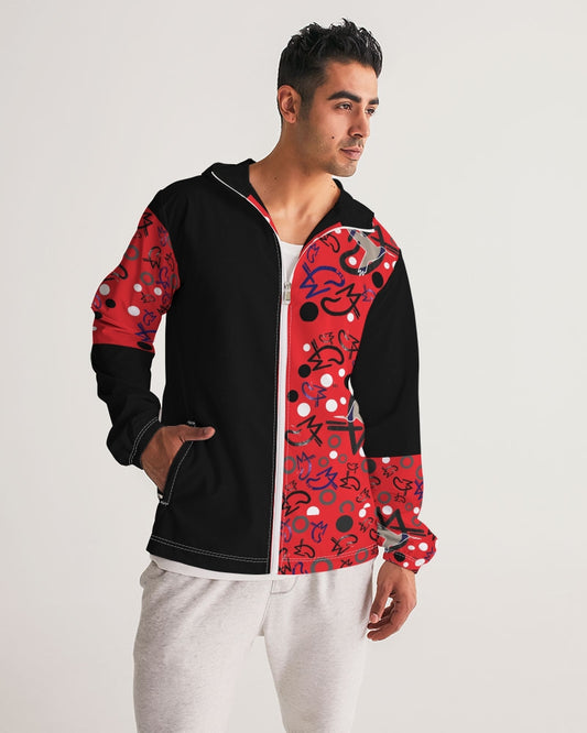 Young Marvin  Men's All-Over Print Windbreaker