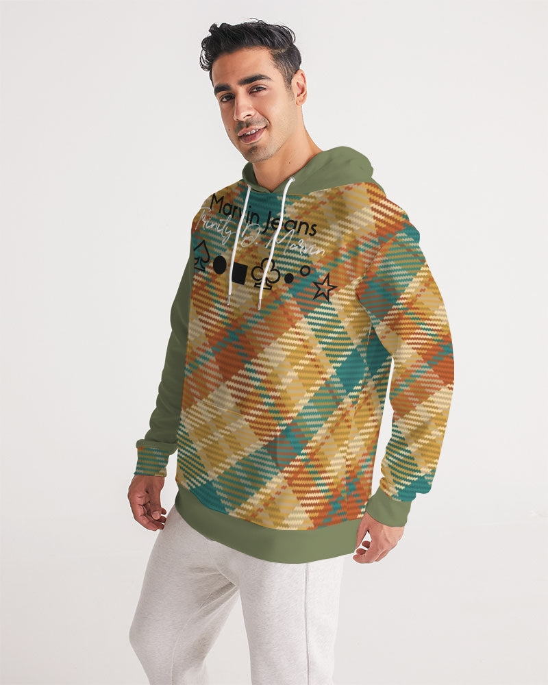 "Soft grid" Men's All-Over Print Hoodie