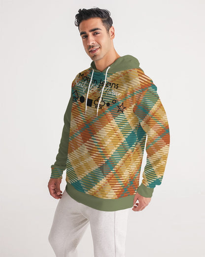 "Soft grid" Men's All-Over Print Hoodie