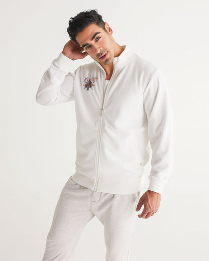 @ll white pro Men's All-Over Print Track Jacket