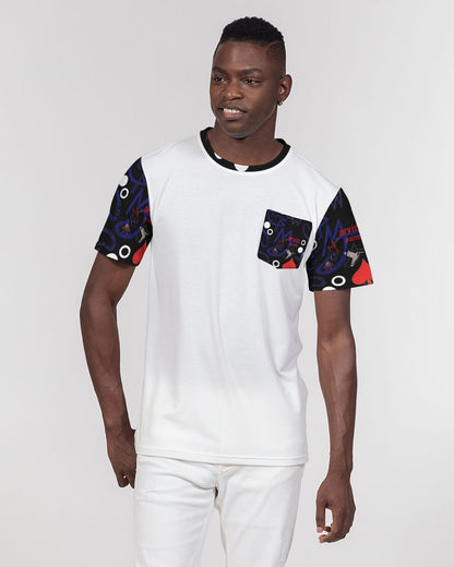 BRAND ready Men's All-Over Print Pocket Tee
