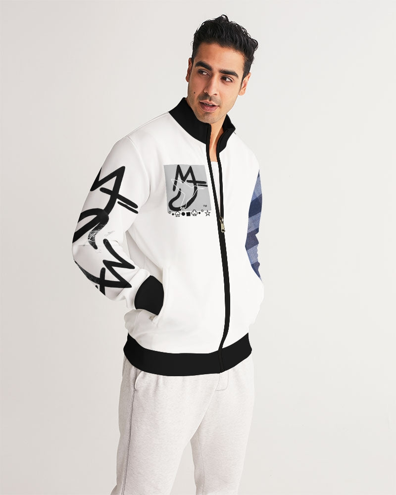 MJ black  Men's All-Over Print Track Jacket